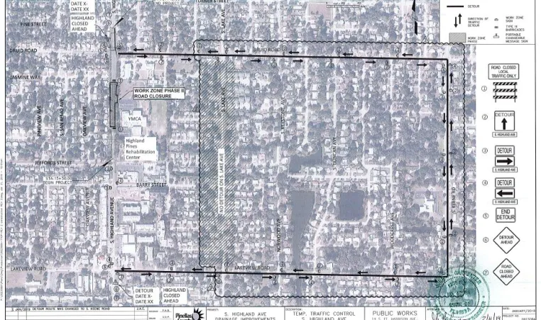 Highland Avenue Detour