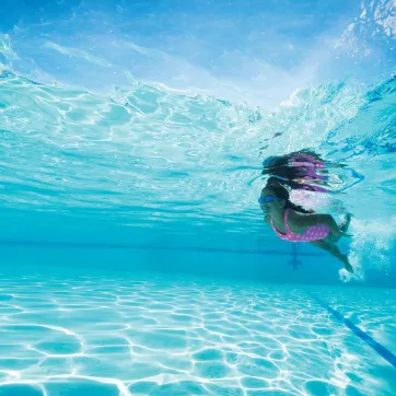 Citrus YMCA camper swimming